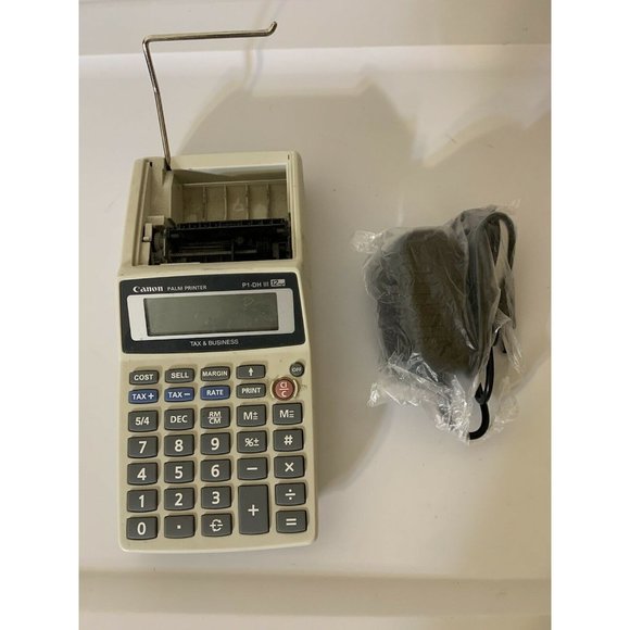 Vintage Canon P1-DH III Palm Printer 12 Digit Tax & Business Calculator - Picture 1 of 6